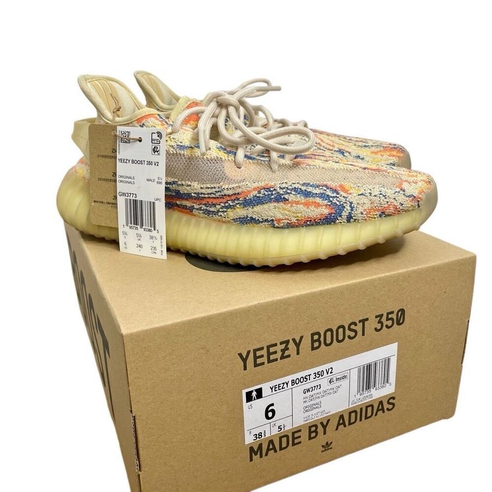 NEW Adidas Yeezy Boost 350‎ V2 MX Oat Men's Size 6 / 7.5 Womens GW3773 NWT Box